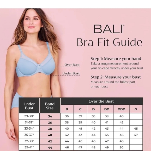 Bail Comfortlite Smoothing Bra Underwire Lightly Lined Royal Blue Sz 40DD NWOT - Picture 13 of 13